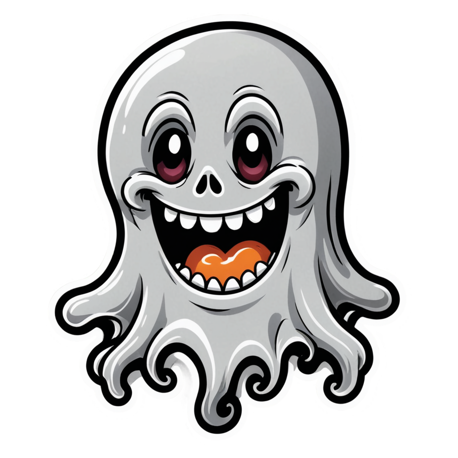 Melty Ghost (tattoo) — ghost stickers