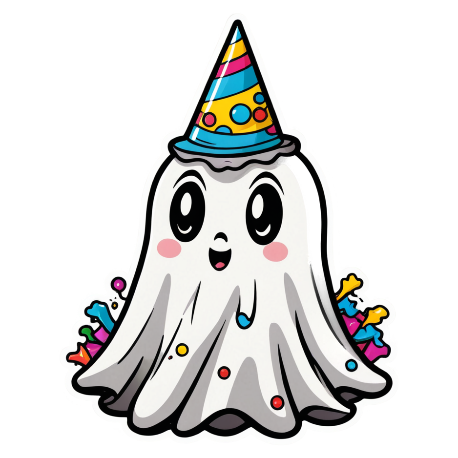 Party Ghost (tattoo) — ghost stickers