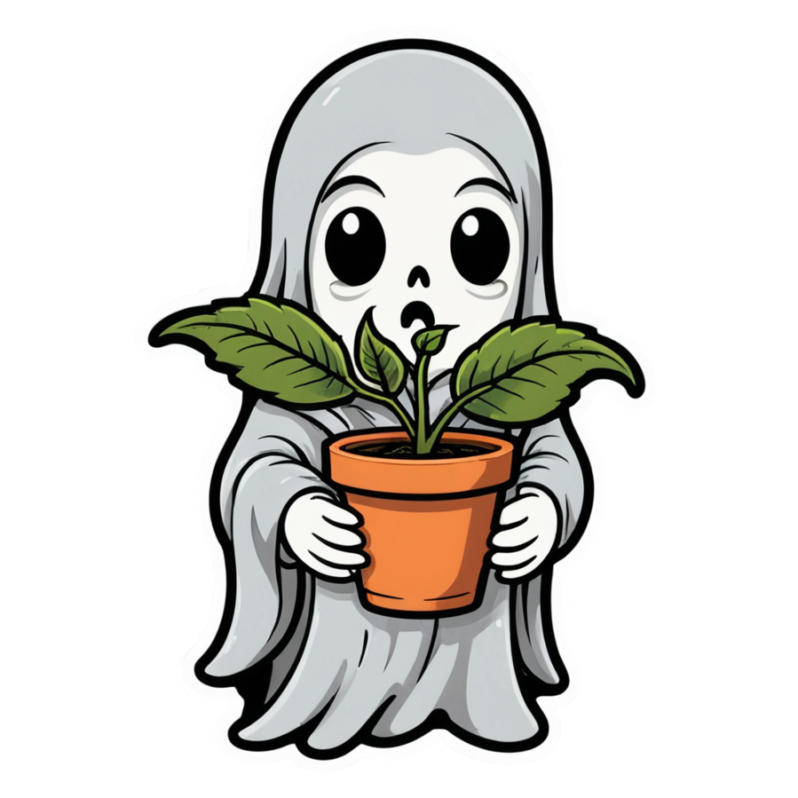 Plant Ghost (tattoo) — ghost stickers
