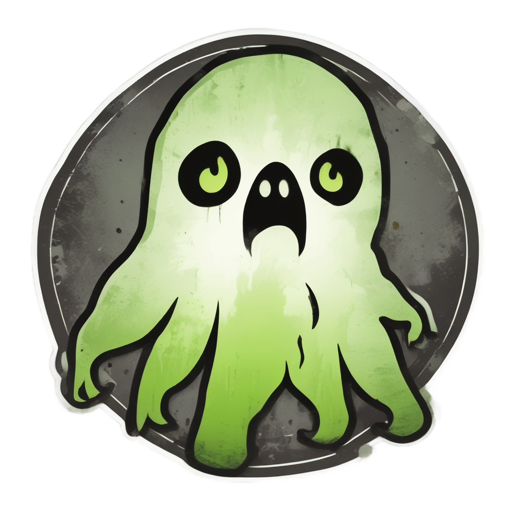 Ghostly Bio-Drop — ghost stickers
