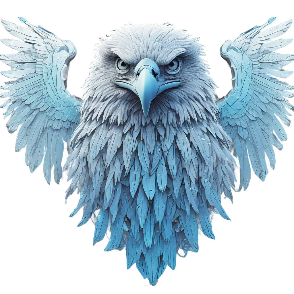Glacial Eagle Frost — birds stickers