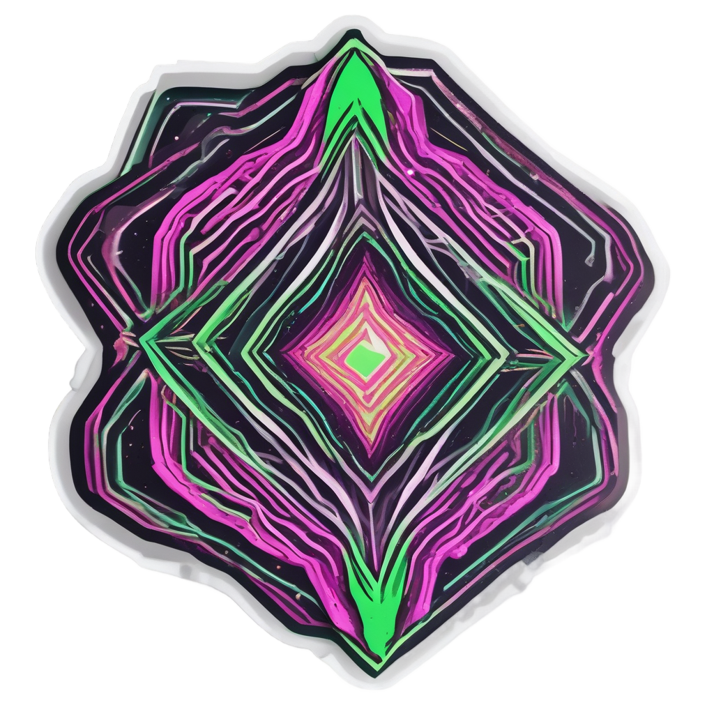 Glowing Plasma Hazard — warning signage stickers