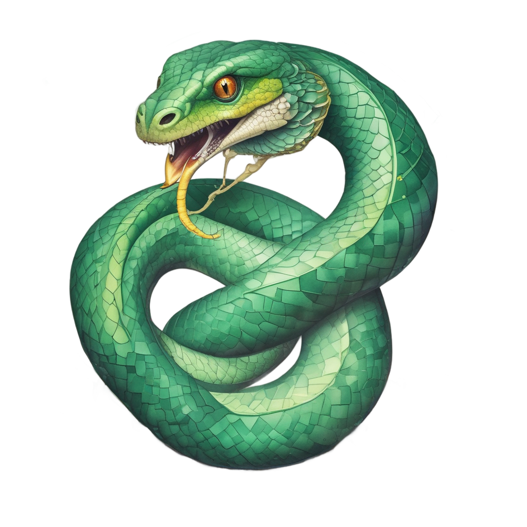 Golden Apple Guardian — reptiles stickers