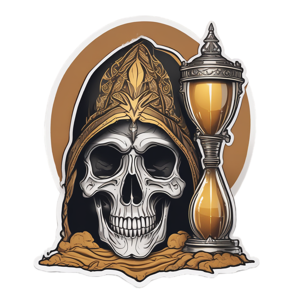 Golden Sand Reaper — reaper skull stickers