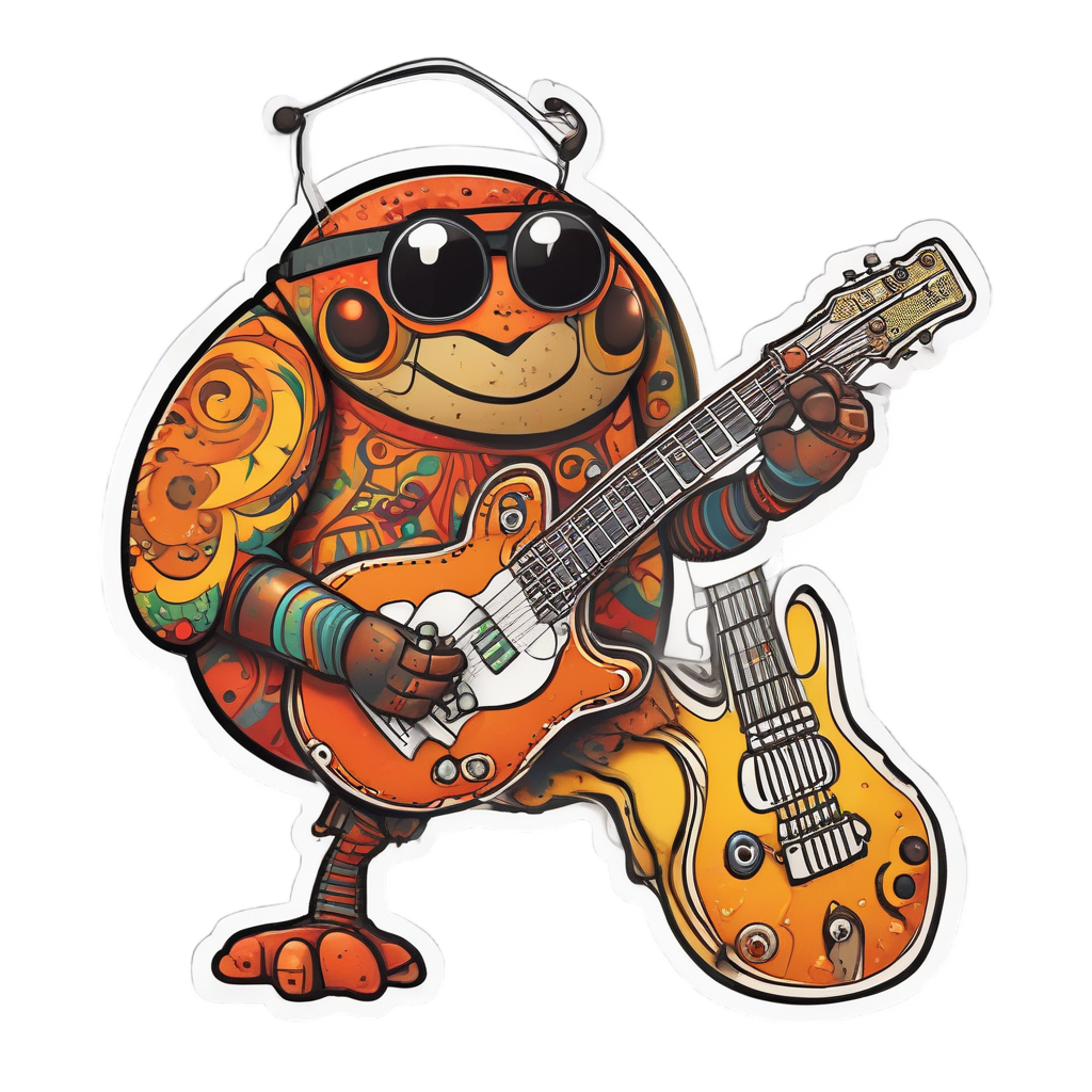 Groovy Ladybug Jam — music stickers