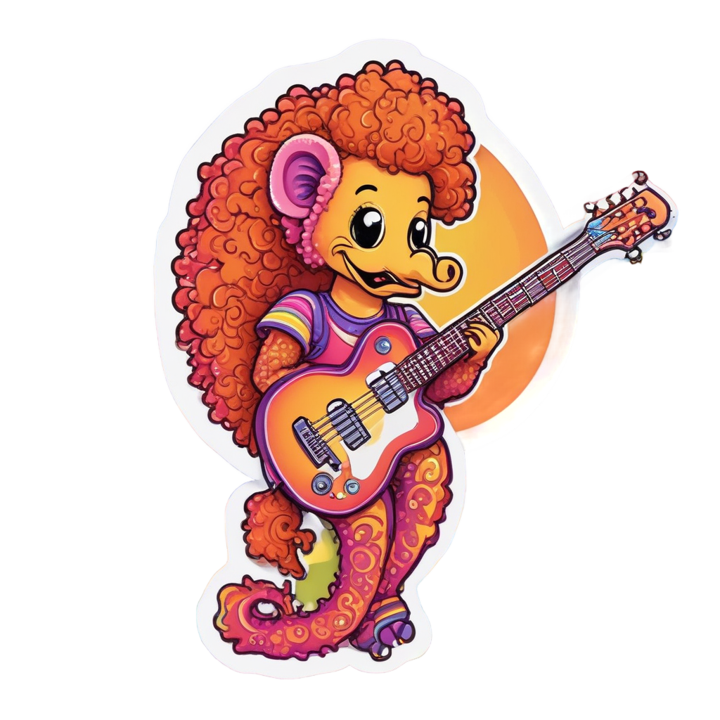 Groovy Seahorse Serenade — music stickers