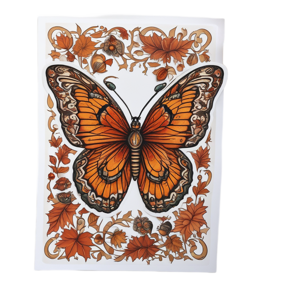 Harvest Pumpkin Calavera — sugar skull stickers