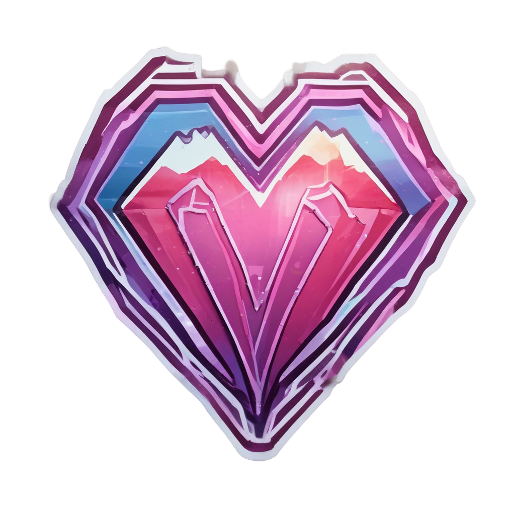 Heart Hazard Beat — warning signage stickers