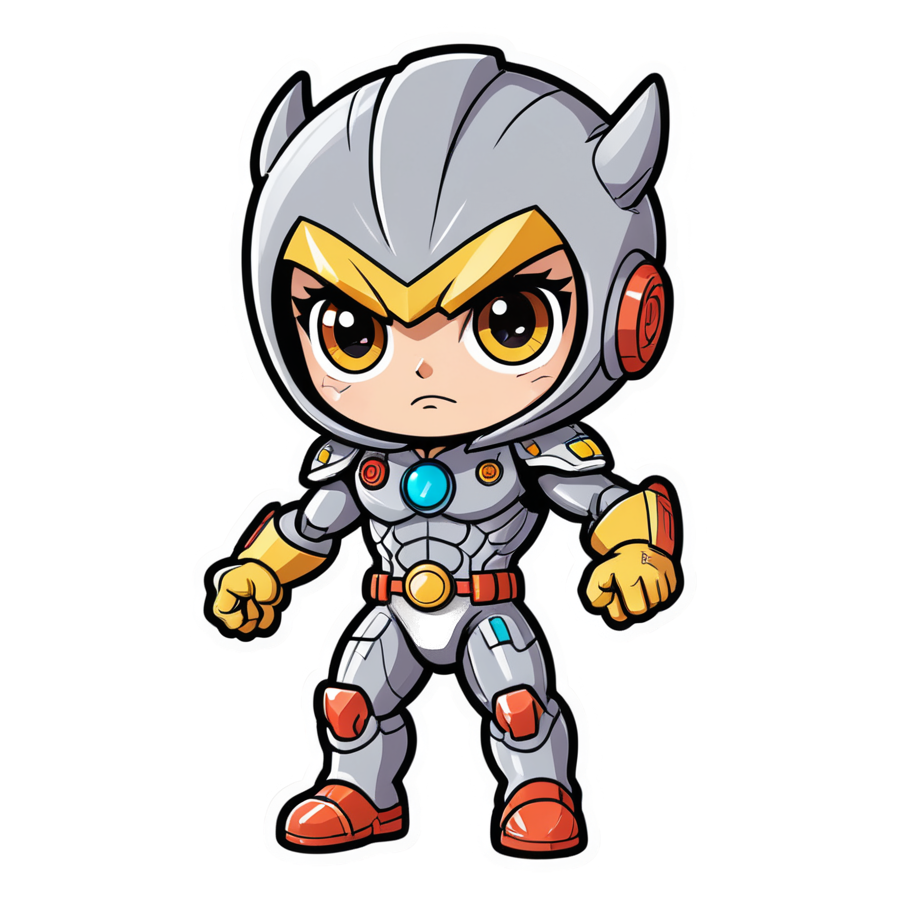 Speedster (kawaii) — superhero stickers