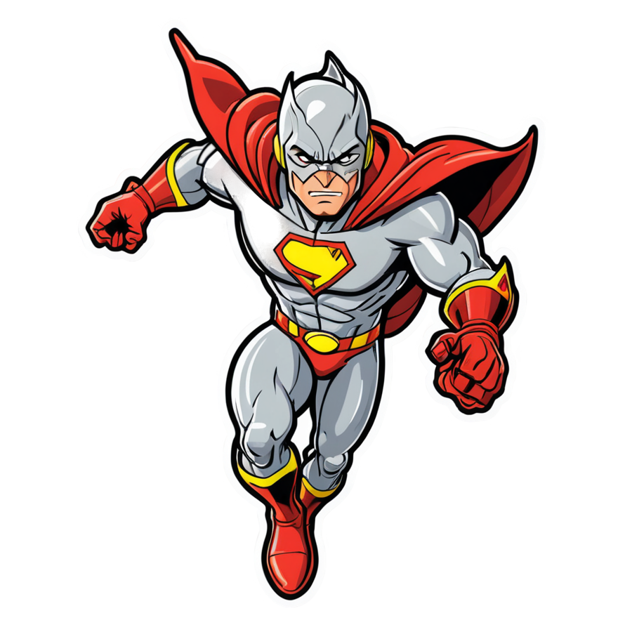 Speedster (papercut) — superhero stickers