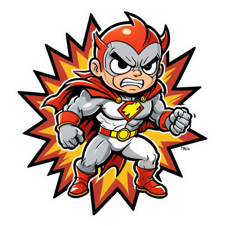 Speedster (tattoo) — superhero stickers