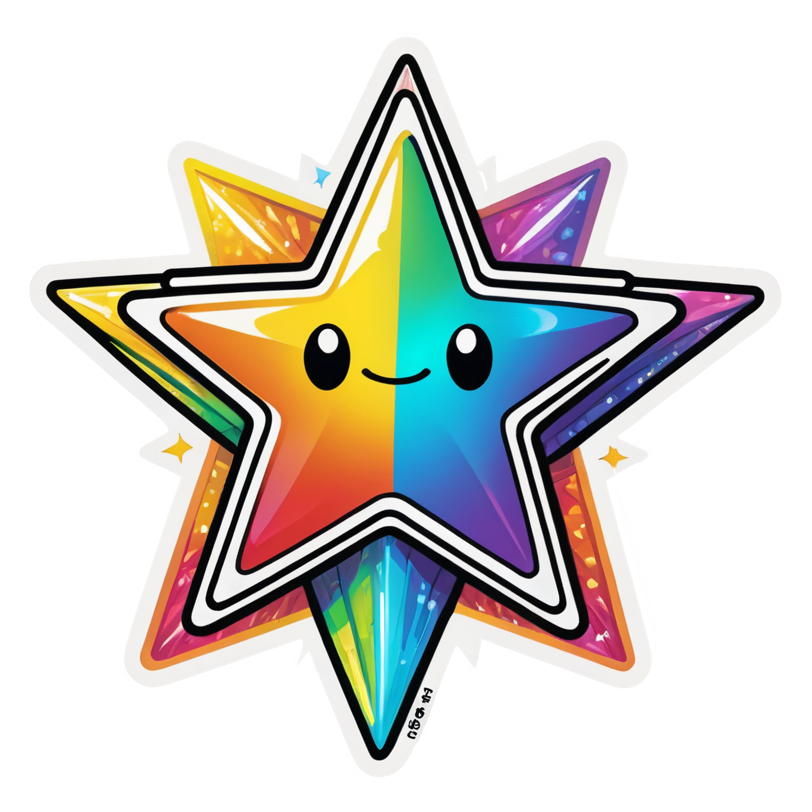 Star Guardian (holographic) — superhero stickers