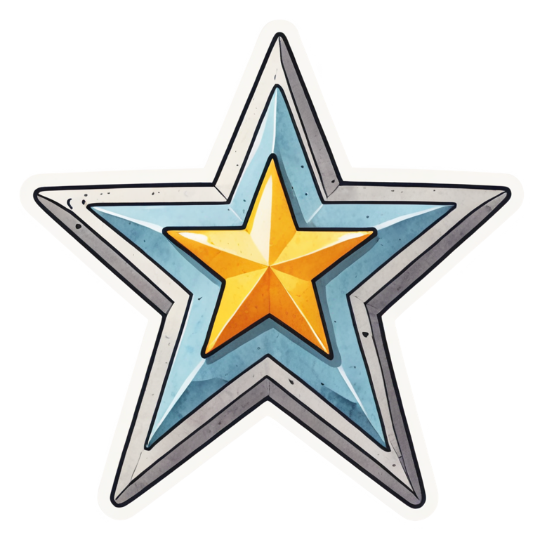 Star Guardian (watercolor) — superhero stickers