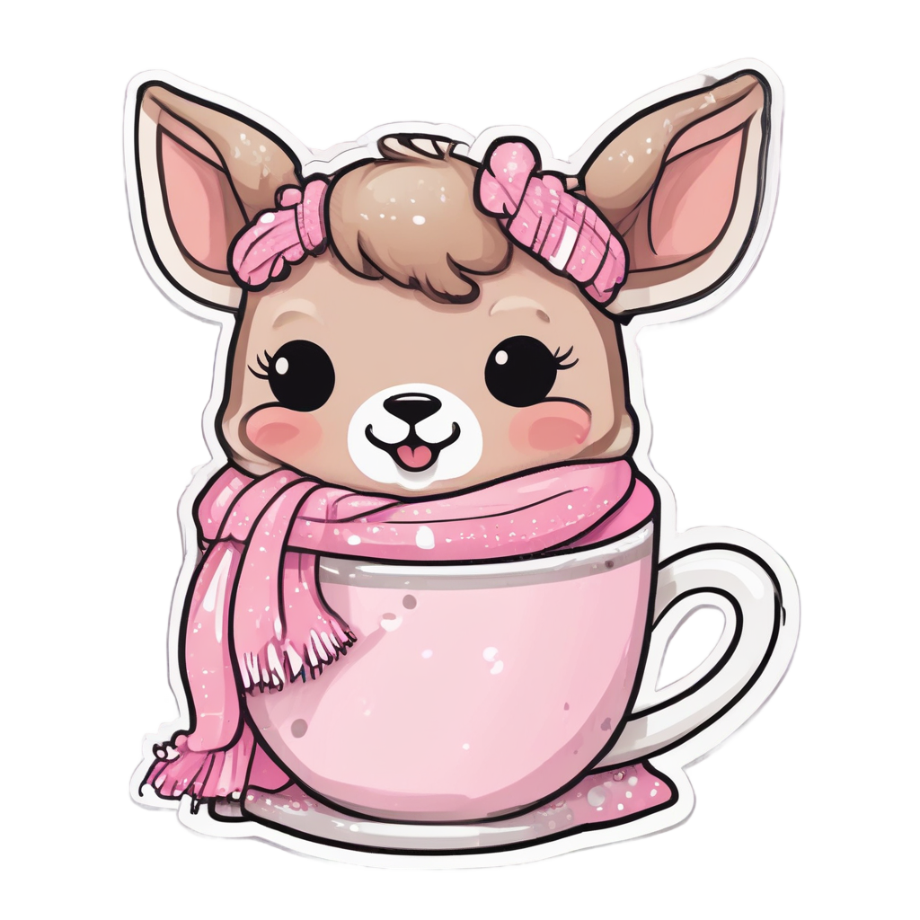 Hot Cocoa Cheeks — woodland nursery stickers