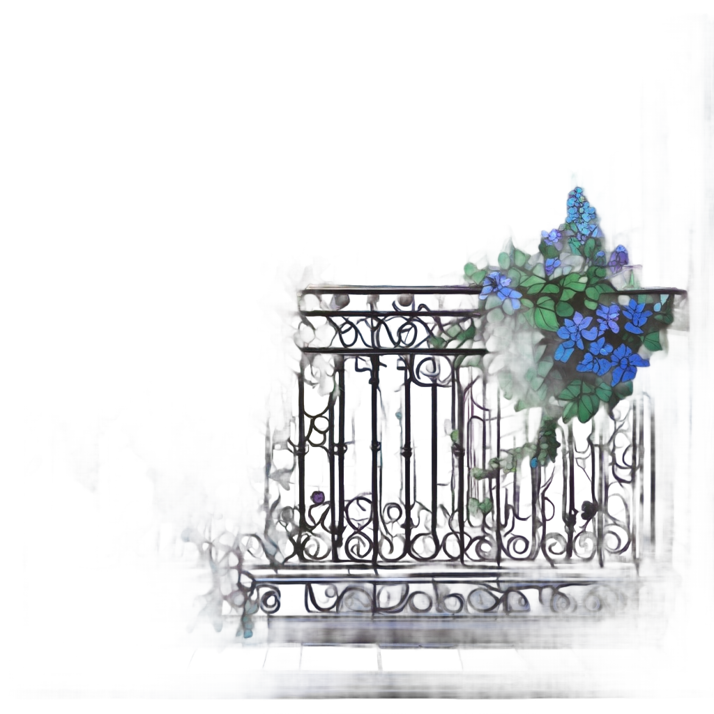 Ivy Trellis Balcony — dark academia stickers