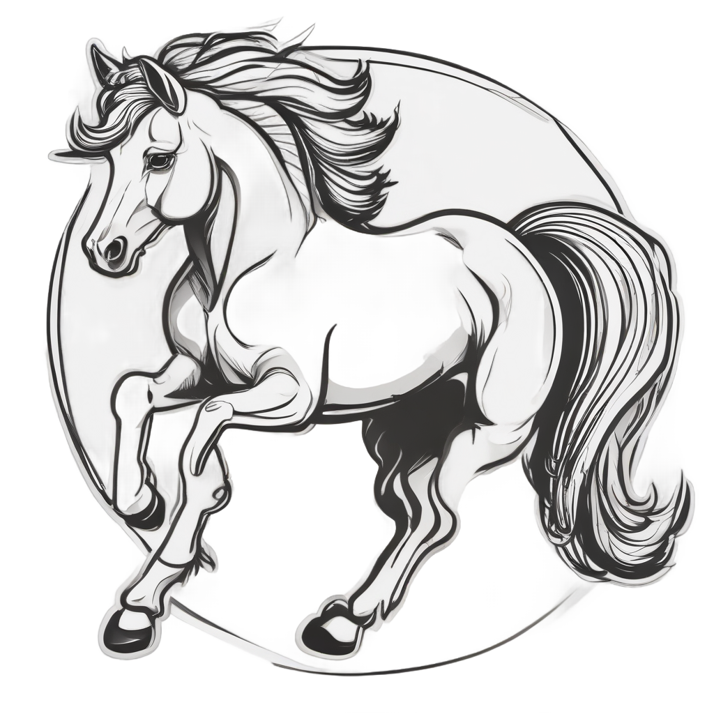 Jumping Joy Pony — horses stickers