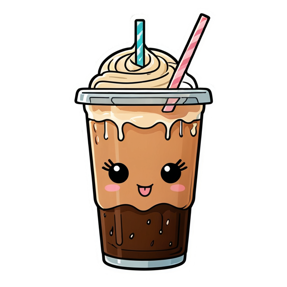 Cold Brew Cutie (kawaii) — kawaii stickers
