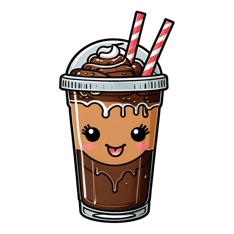 Cold Brew Cutie (tattoo) — kawaii stickers