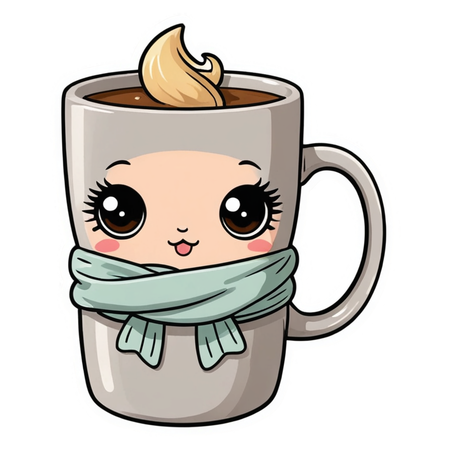 Cozy Mug (kawaii) — kawaii stickers