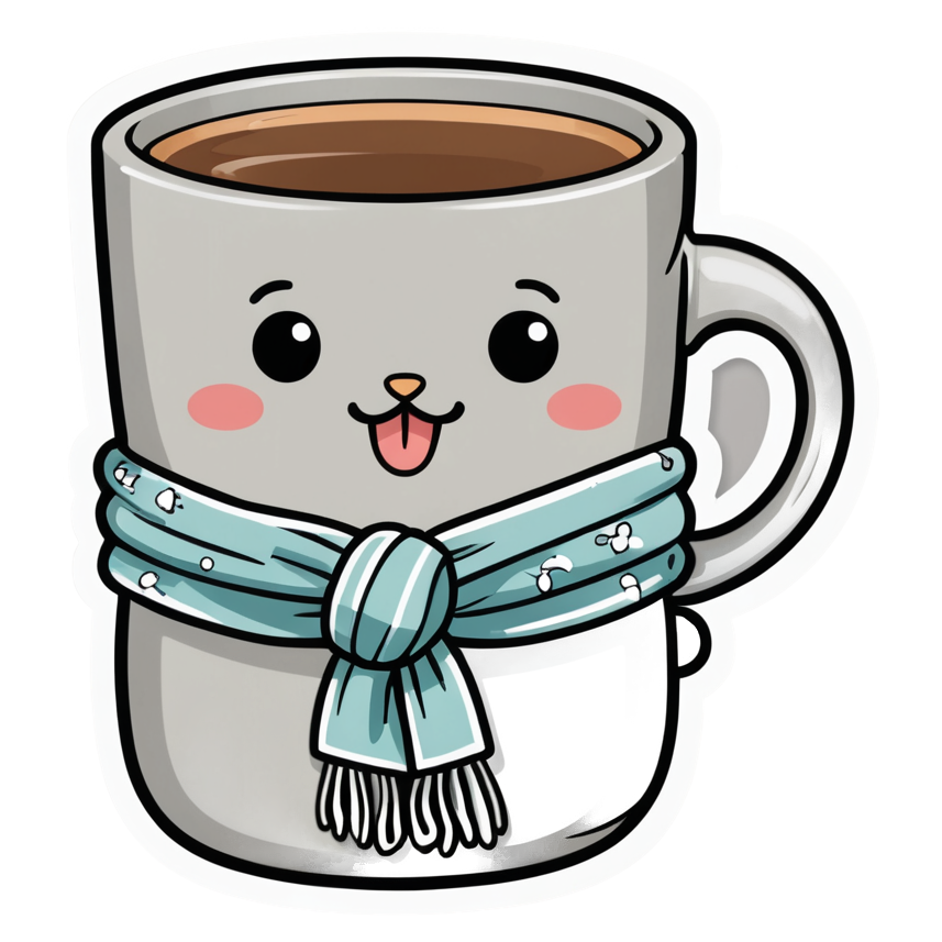 Cozy Mug (tattoo) — kawaii stickers
