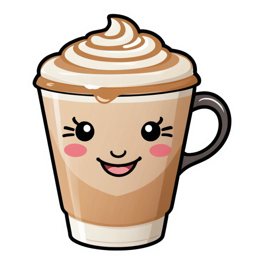 Happy Latte — kawaii stickers