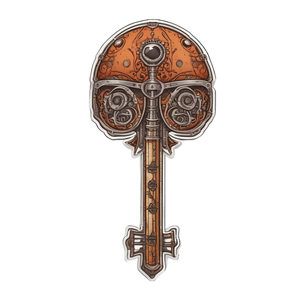 Ladybug Skeleton Key — insects stickers