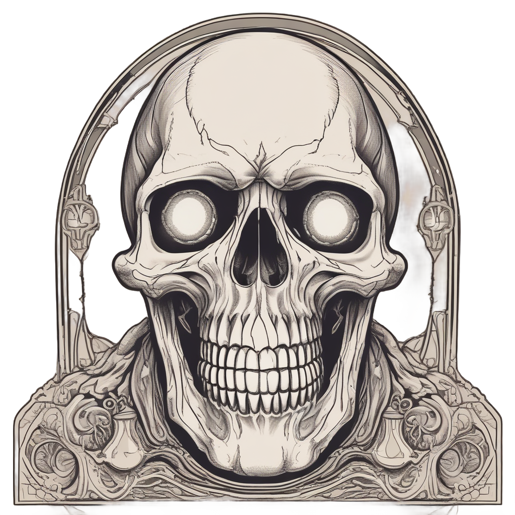 Lantern Reaper's Gaze — reaper skull stickers
