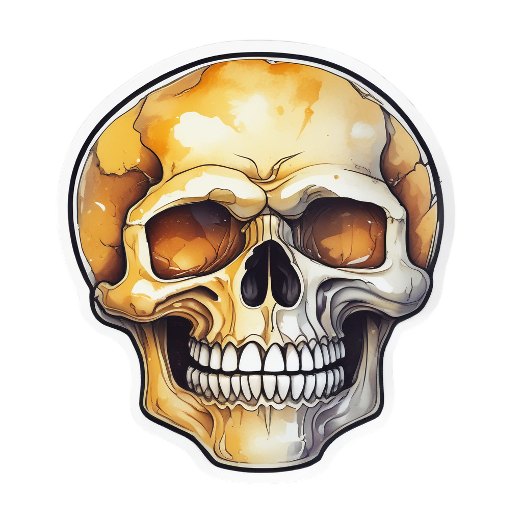 Laughing Crystal Skull — funny & humor stickers