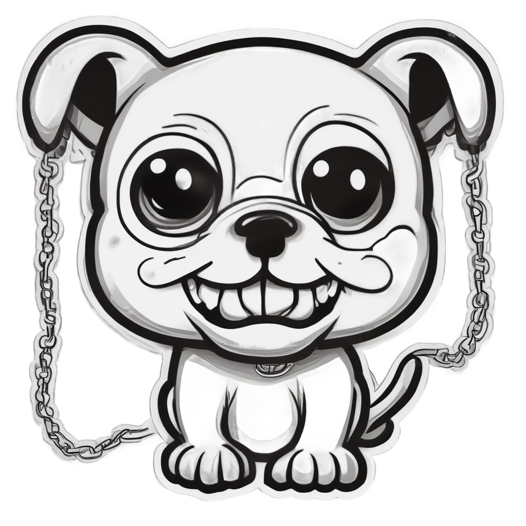 Laughing Skull and Puppy — funny & humor stickers