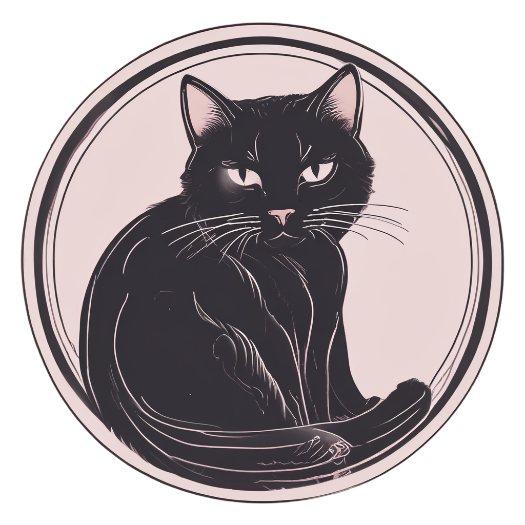 Lazy Cat Ball Lounging — cats stickers