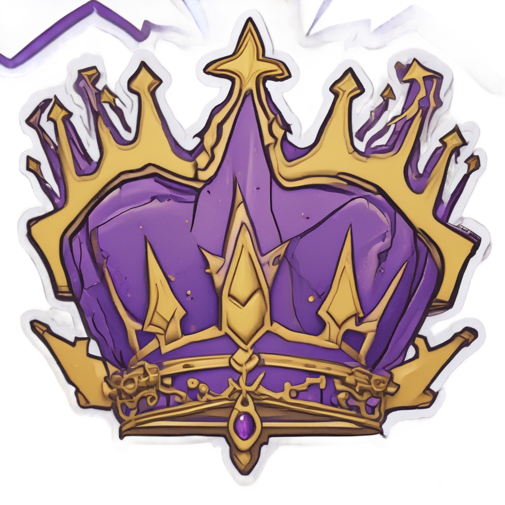 Lightning Bolt Crown — high voltage stickers