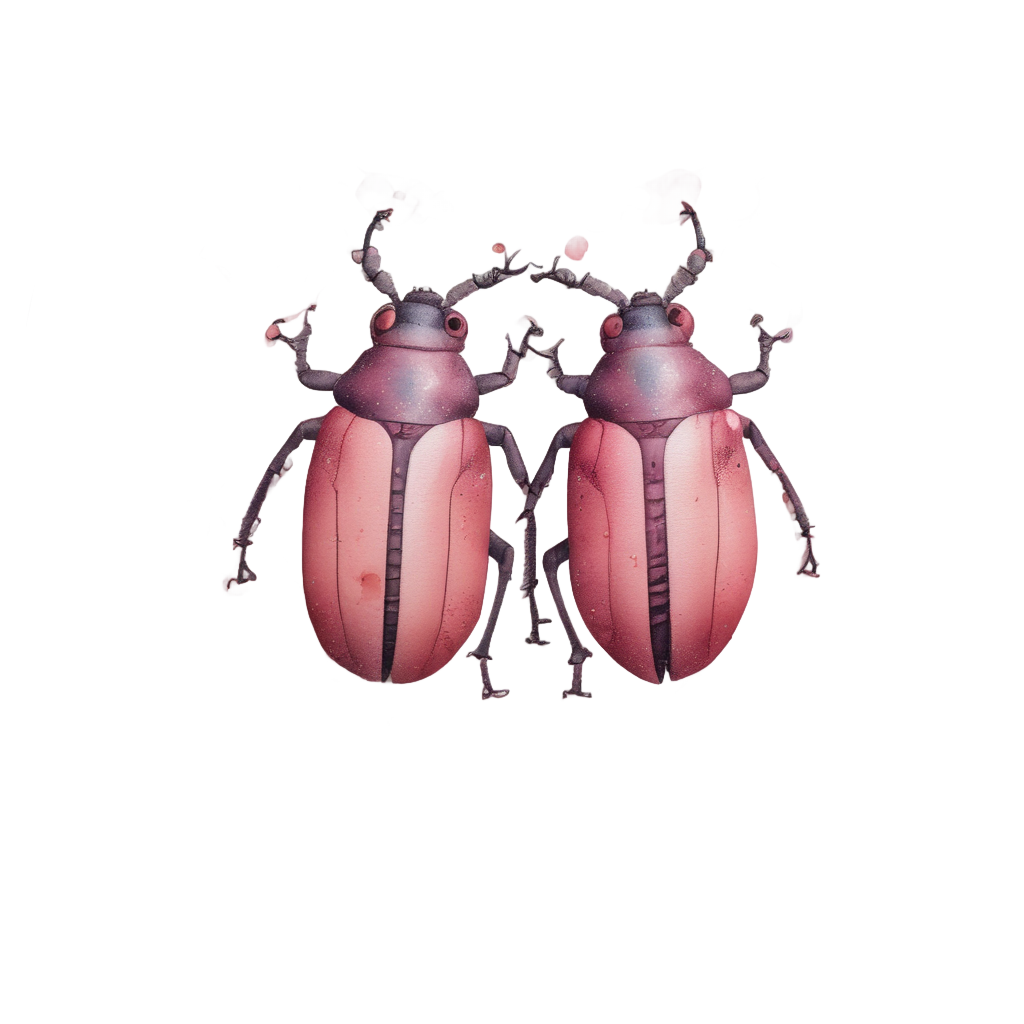 Love Beetle Duo — insects stickers