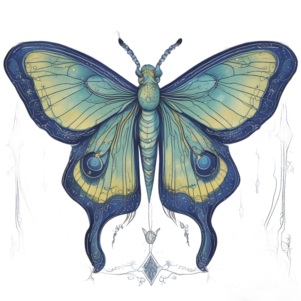 Luna Moth Constellation — insects stickers