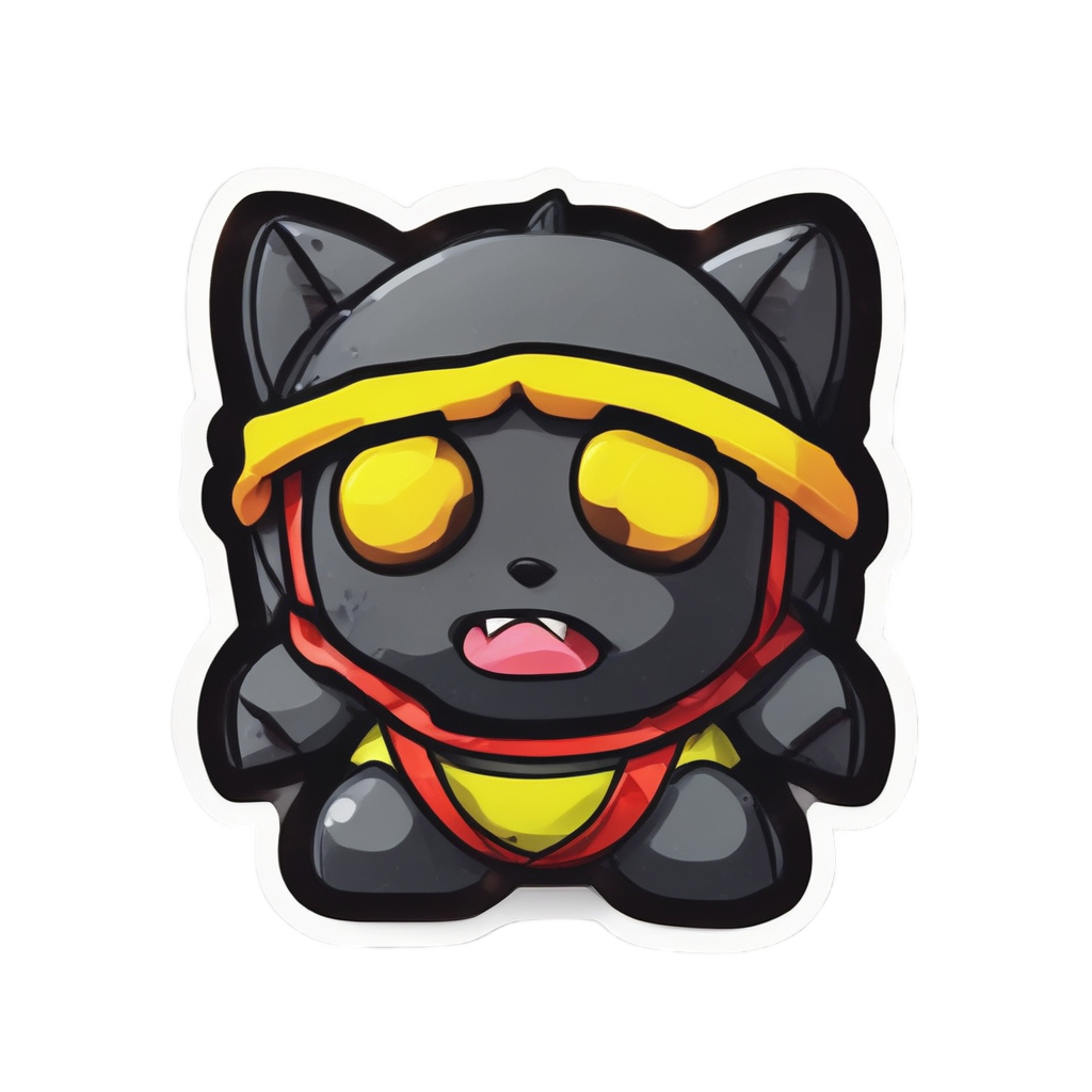 Mochi Ninja Stars — pastel blobs stickers