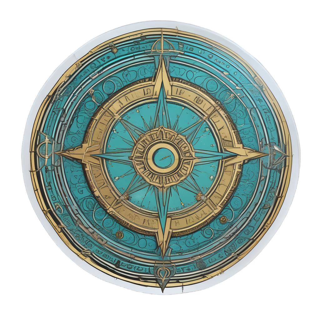 Moon Phase Compass — moon stickers