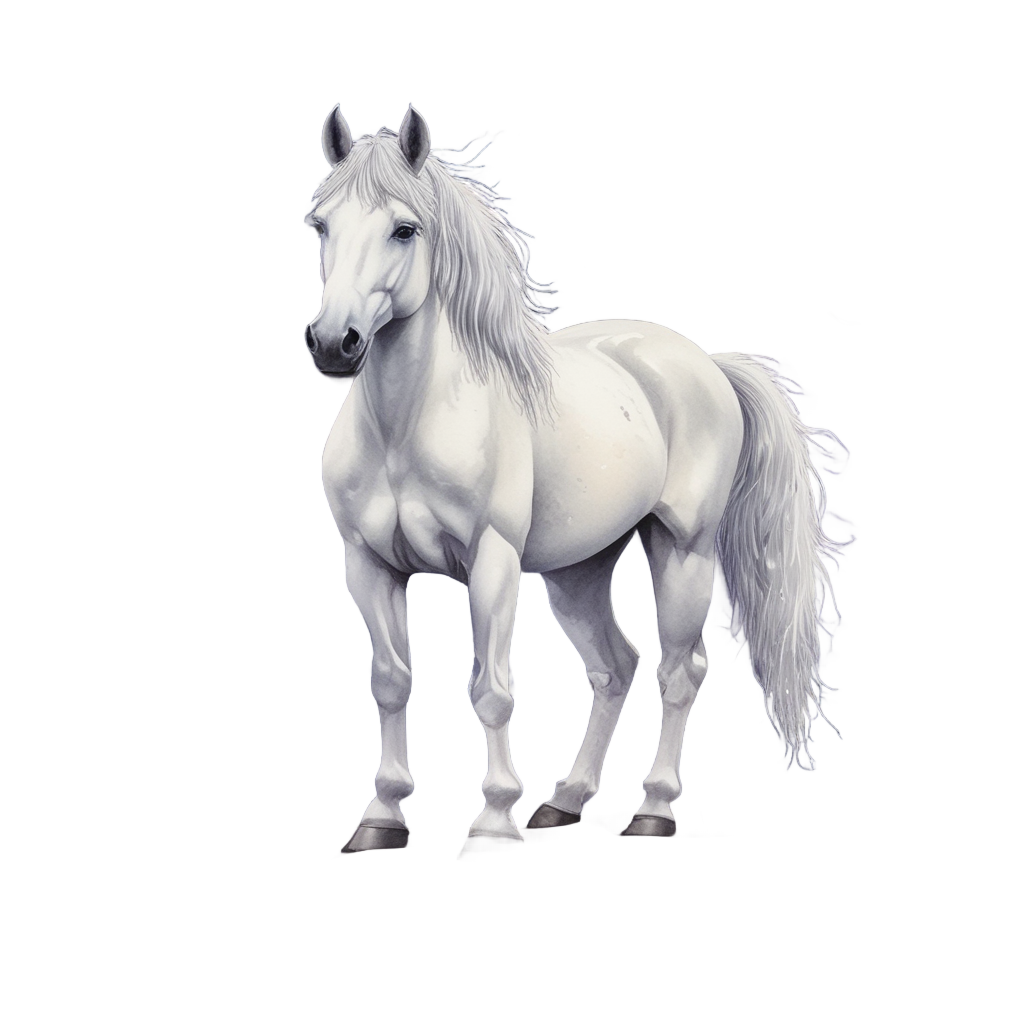 Moonlit Spirit Stallion — farm animals stickers