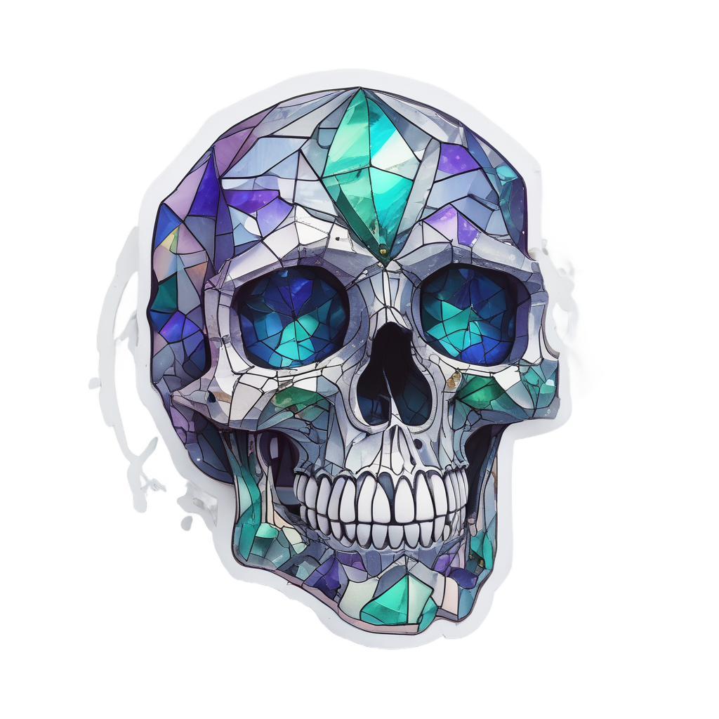 Mosaic Prism Shards — abstract & patterns stickers