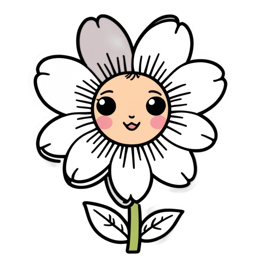 Bloom Anyway (kawaii) — kawaii stickers