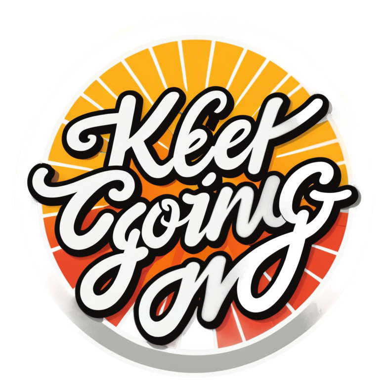 Keep Going — motivational stickers