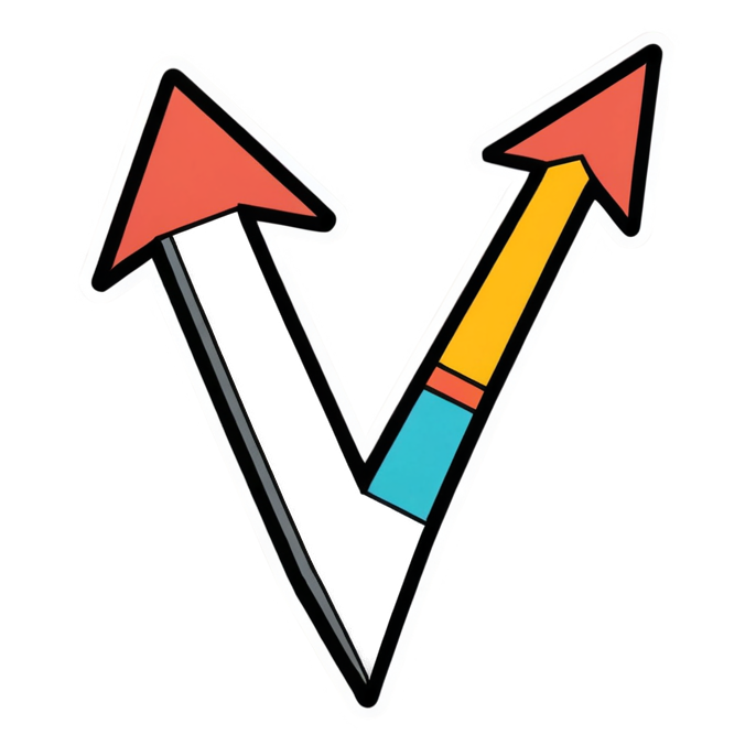 Progress Over Perfect (lineart) — motivational stickers