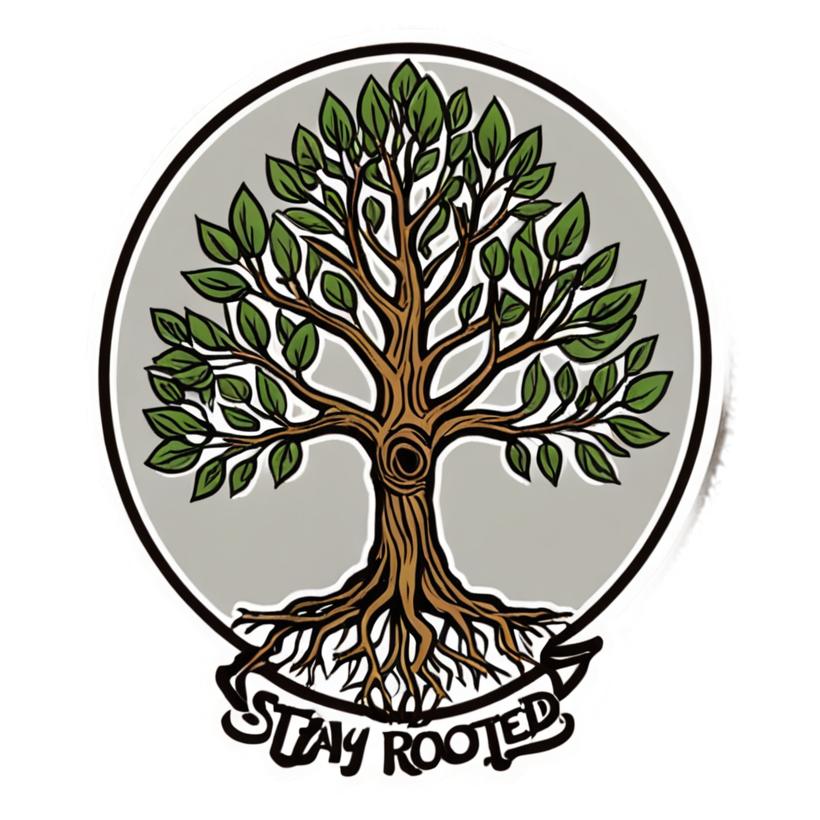 Stay Rooted — motivational stickers