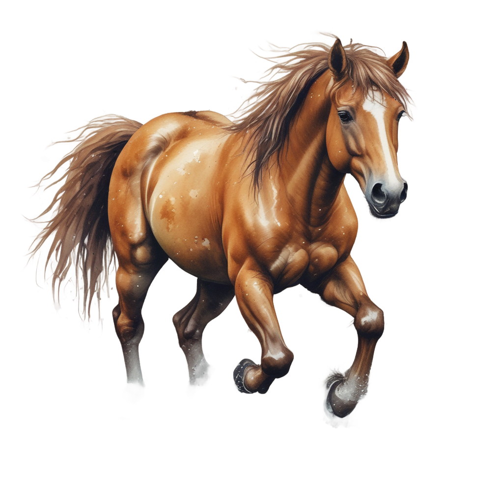 Muddy Puddle Pony — farm nursery stickers