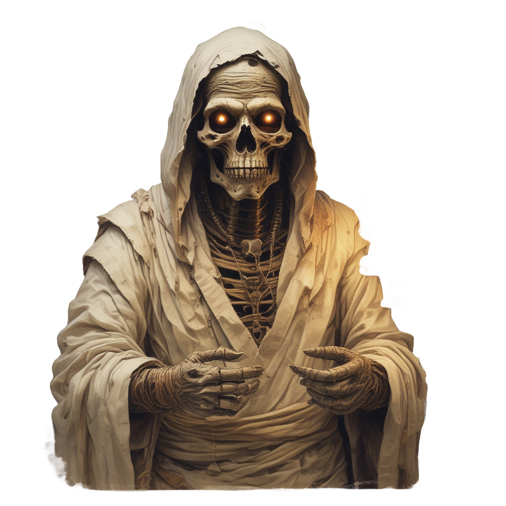 Mummy in the Attic — horror stickers