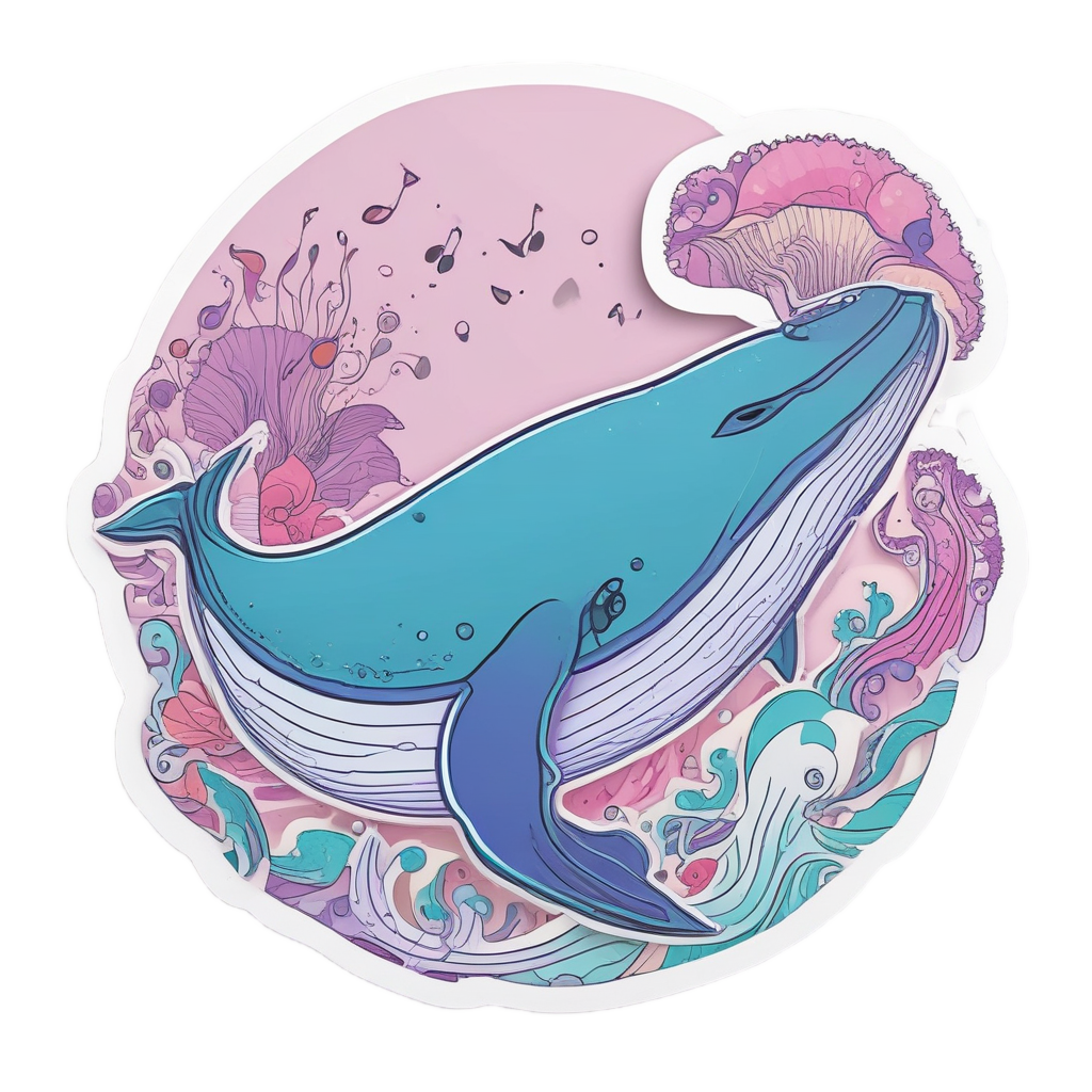 Musical Whale Singer — music stickers