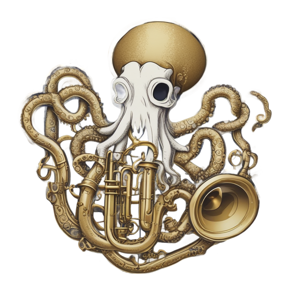 Musician Octopus Jazz Band — music stickers