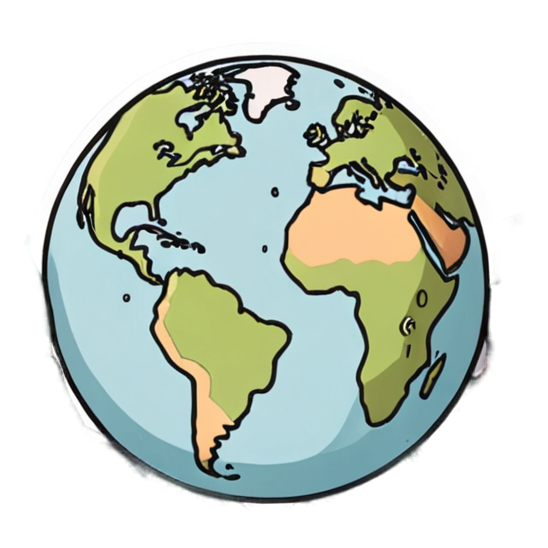 Love Earth (kawaii) — kawaii stickers