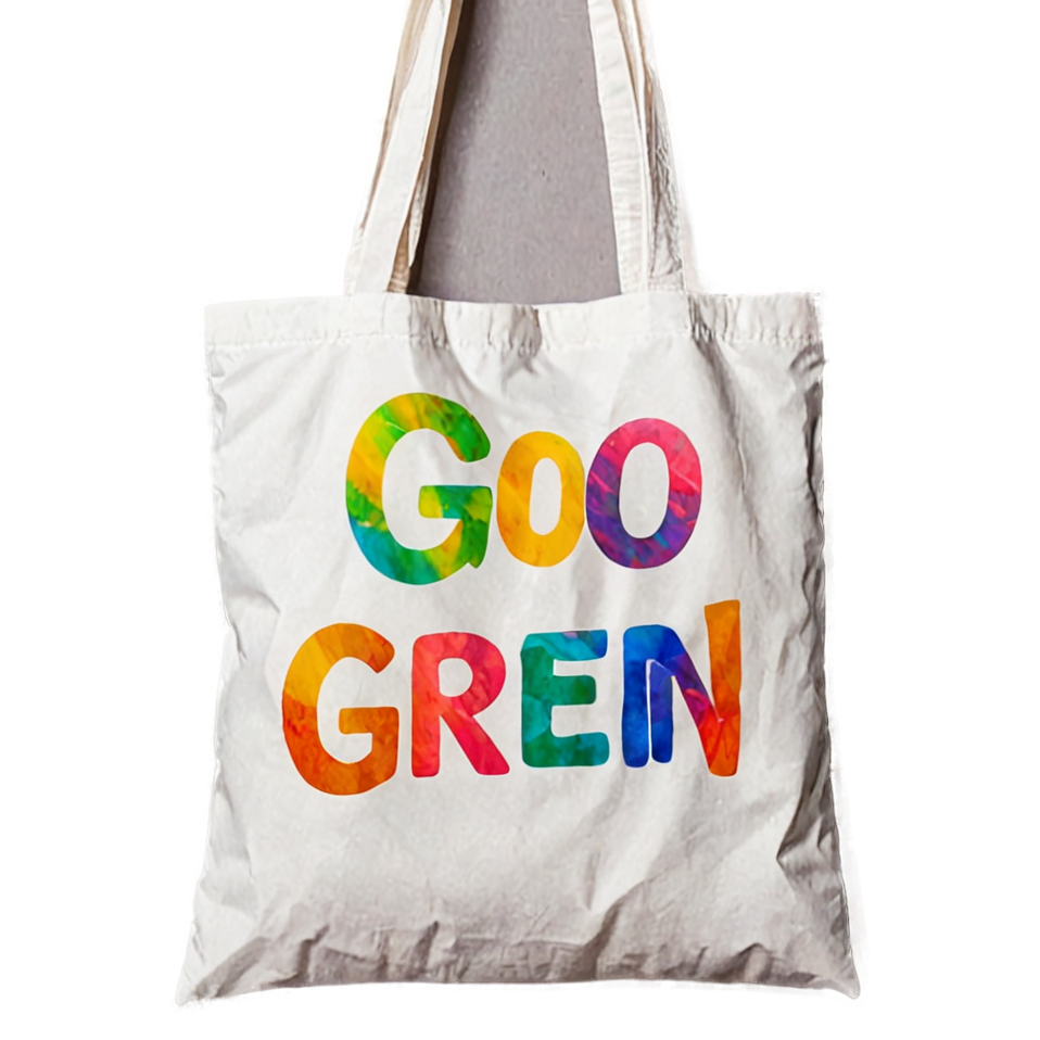 Go Green (holographic) — nature lover stickers