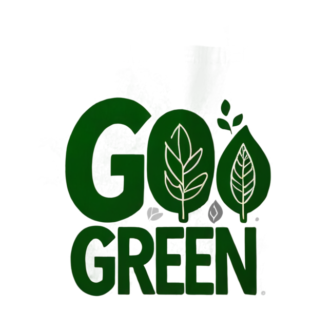 Go Green (papercut) — nature lover stickers