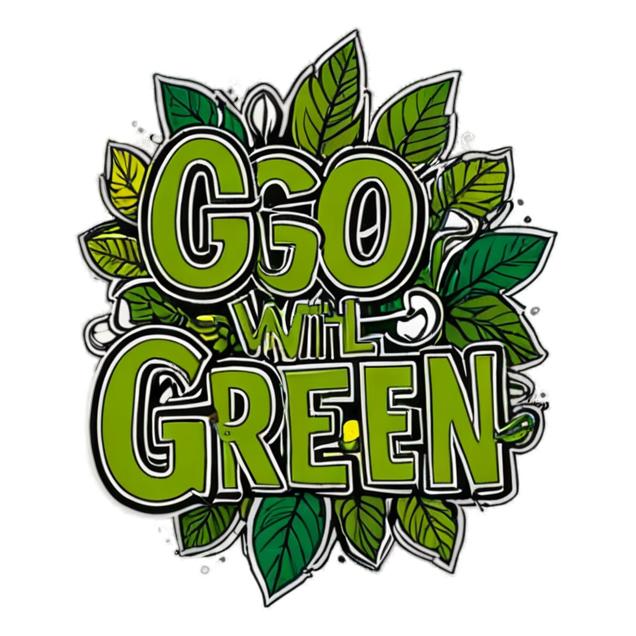 Go Green (tattoo) — nature lover stickers