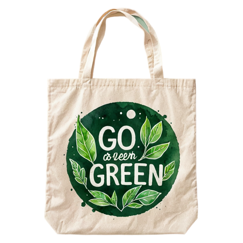 Go Green (watercolor) — nature lover stickers